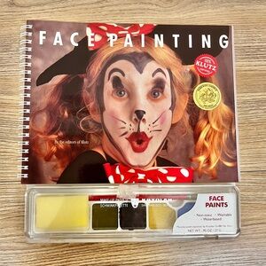 Vintage Klutz Guides Face Painting 1990 Spiral Mixed Media Book NEW